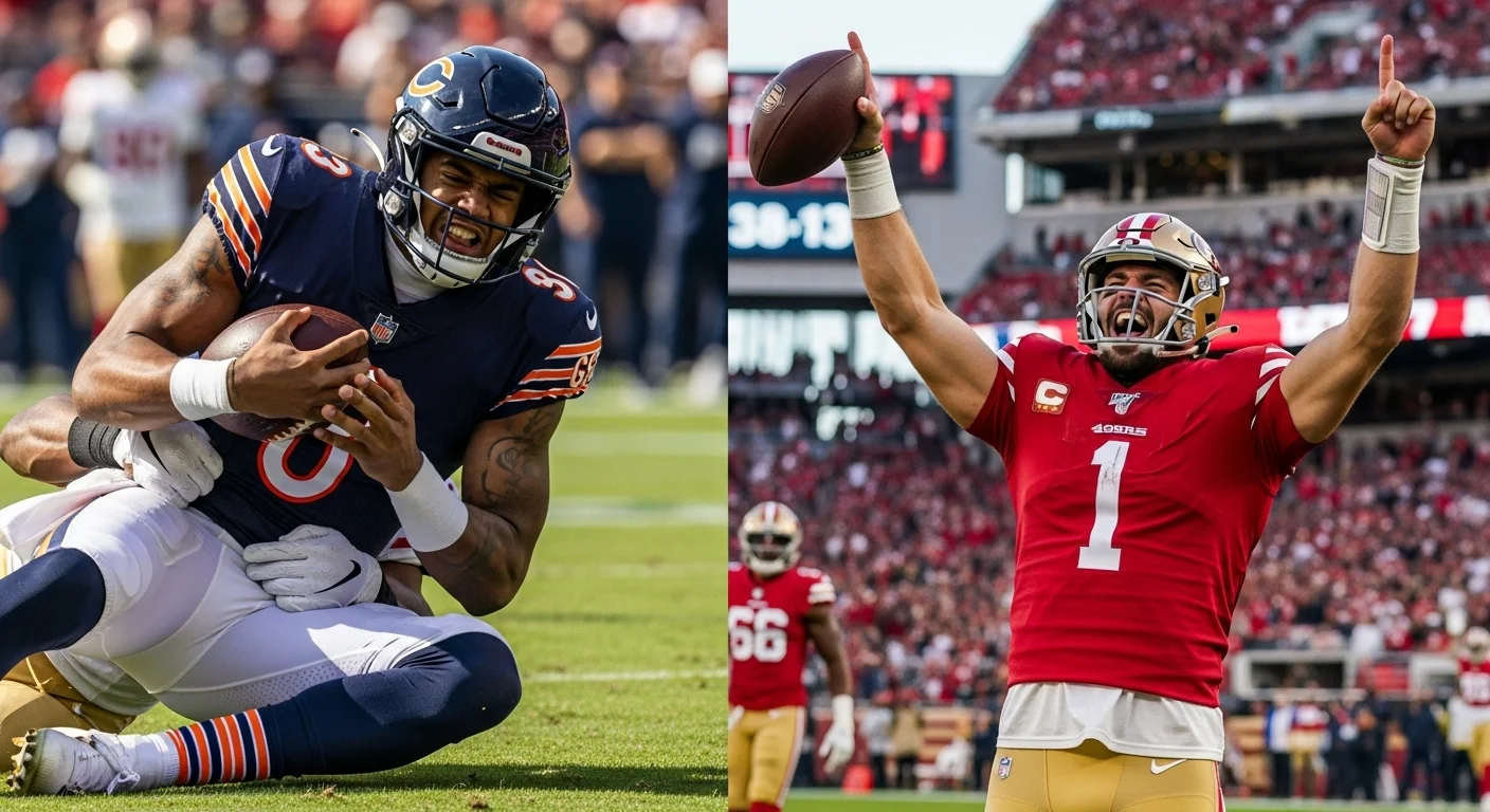 Chicago Bears vs 49ers Match Player Stats