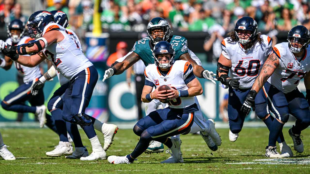 denver broncos vs philadelphia eagles match player stats
